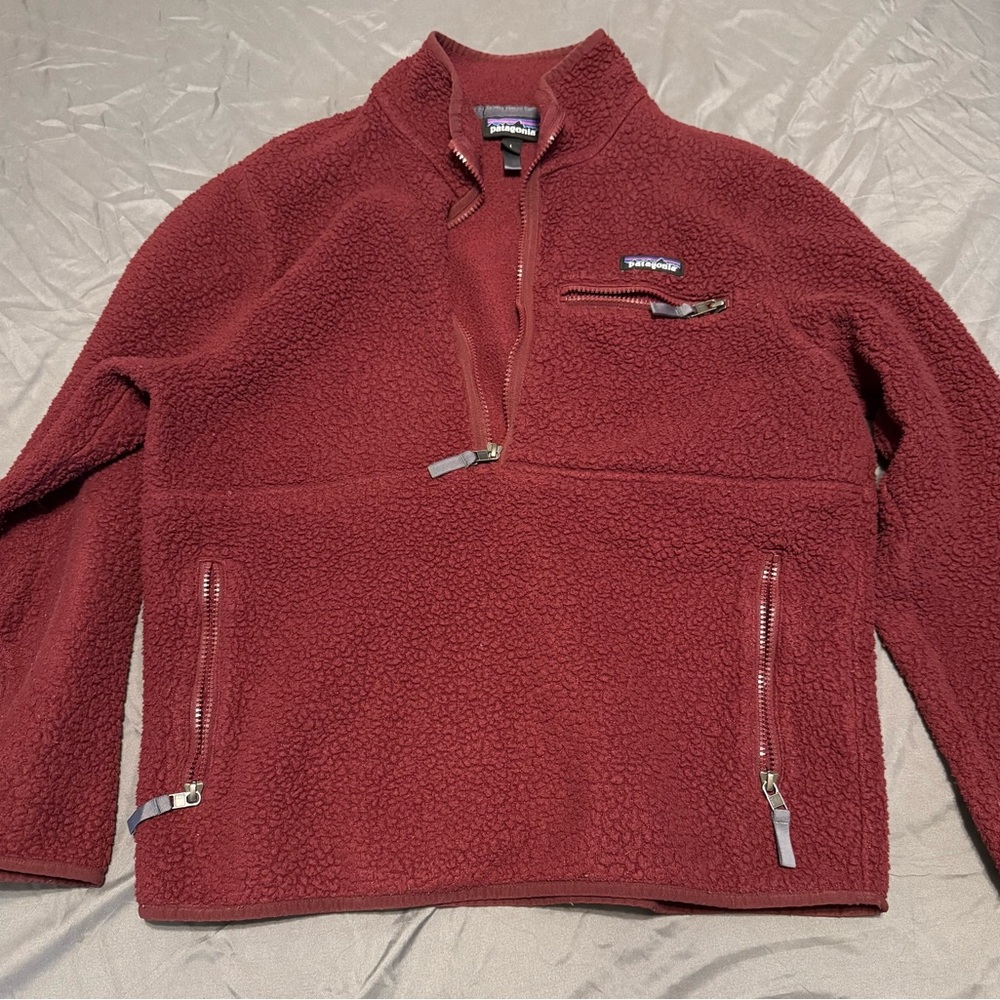 Patagonia Maroon Fleece Jacket